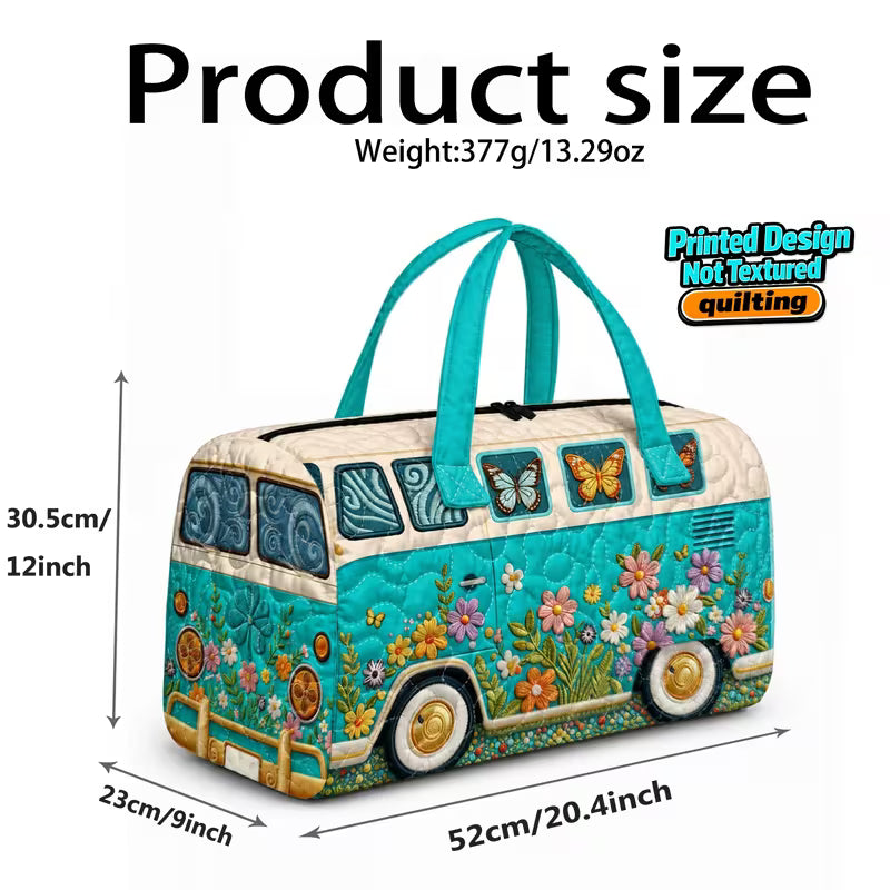 Women’s Mixed Color Quilted Yoga Tote Bag | Polyester Large Travel Storage Shoulder Bag